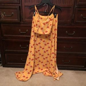 Two piece maxi outfit